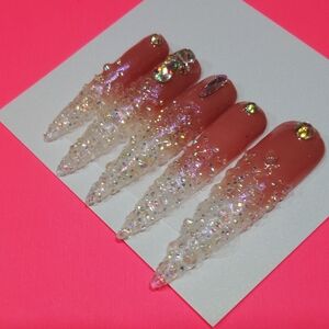 Glitter Ombre Press-On Nails